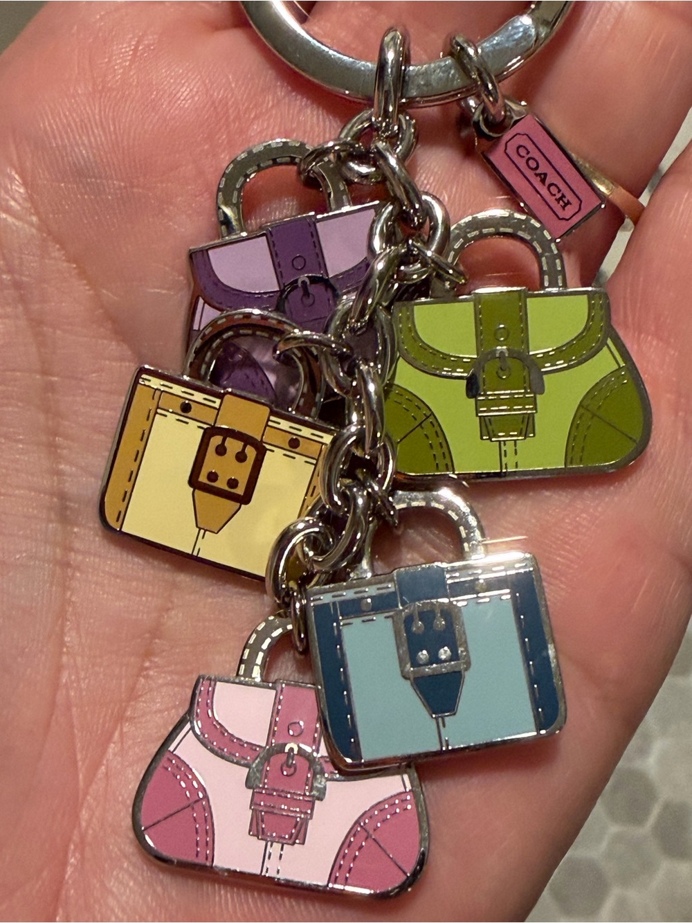 COACH Y2K SoHo bag charm keychain